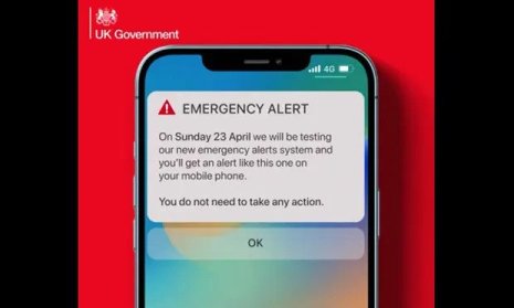 UK launches emergency phone alerts public warning system